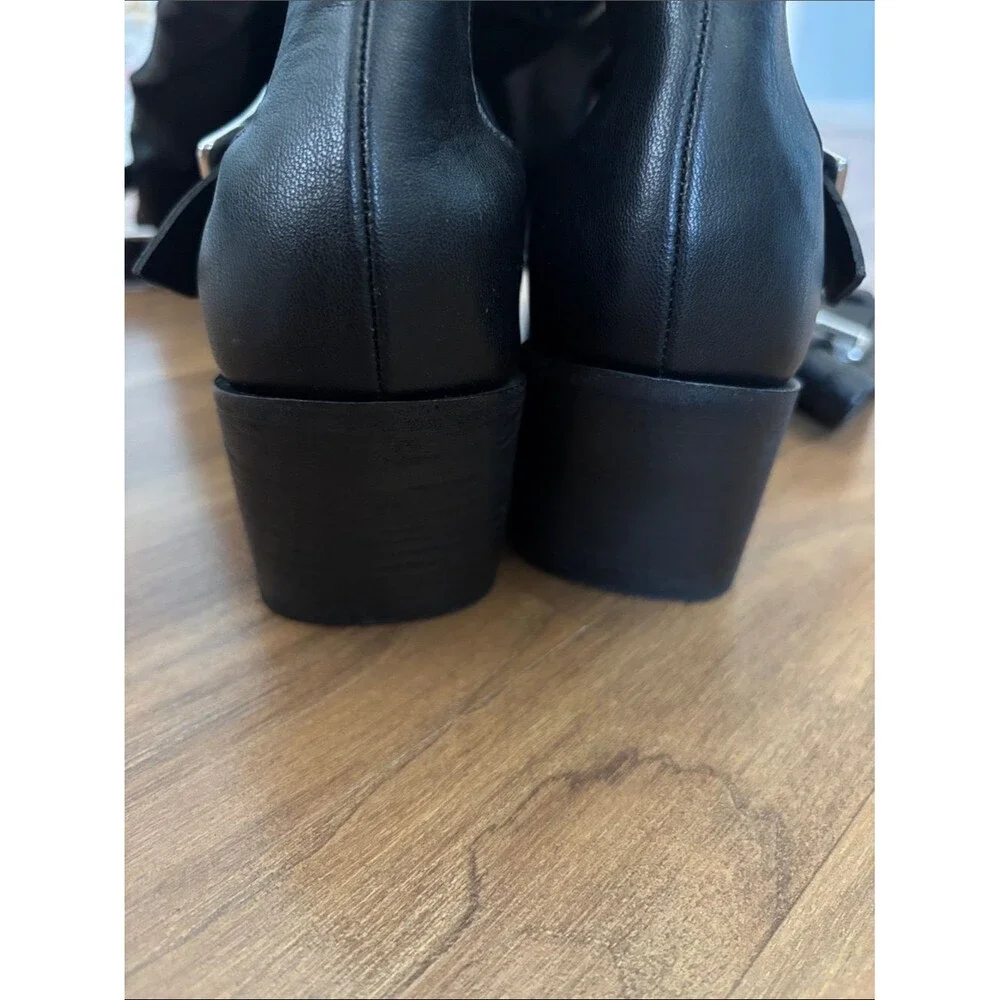 rag & bone Axis Thigh High Black Boots with Block Heel in Womens Size 38 or 7.5